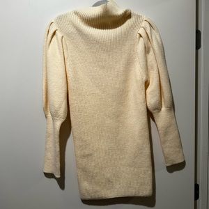 Cream Knitted Dress